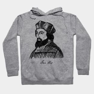 Jan Hus. Christian figure. Hoodie